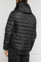 Kabát | Regular Fit Lacoste 	fekete	