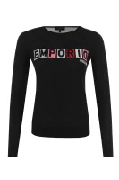 Kötött pulóver | Slim Fit Emporio Armani 	fekete	