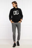 Gyapjú kötött pulóver | Regular Fit Dolce & Gabbana 	fekete	
