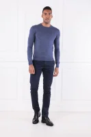 Kötött pulóver FF GG MERINO CREW | Regular Fit Hackett London 	kék	