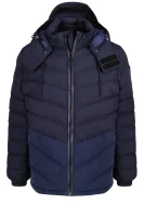 Kabát Obrook | Regular Fit BOSS ORANGE 	sötét kék	