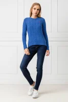 Kötött pulóver JULIANNA | Regular Fit POLO RALPH LAUREN 	kék	