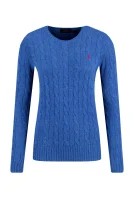 Kötött pulóver JULIANNA | Regular Fit POLO RALPH LAUREN 	kék	
