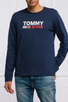 Longsleeve | Regular Fit Tommy Jeans 	sötét kék	