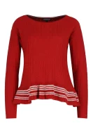 Kötött pulóver VALESKA | Regular Fit Tommy Hilfiger 	piros	