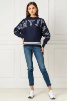 Kötött pulóver TJW BATWING | Loose fit Tommy Jeans 	sötét kék	