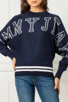 Kötött pulóver TJW BATWING | Loose fit Tommy Jeans 	sötét kék	