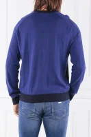 Kötött pulóver | Regular Fit Armani Exchange 	sötét kék	
