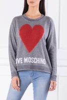 Kötött pulóver | Regular Fit Love Moschino 	szürke	