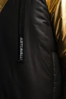 Kétoldalas kabát | Regular Fit Just Cavalli 	fekete	