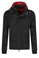Kabát | Regular Fit GUESS 	fekete	