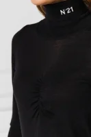 Kötött pulóver | Slim Fit N21 	fekete	