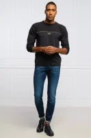 Kötött pulóver Ramone | Regular Fit gyapjú hozzáadásával BOSS GREEN 	fekete	