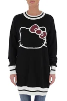 Kötött pulóver Egiziano Hello Kitty | Regular Fit Pinko 	fekete	