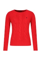 Kötött pulóver | Regular Fit POLO RALPH LAUREN 	piros	