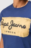 Póló CHARING | Slim Fit Pepe Jeans London 	kék	