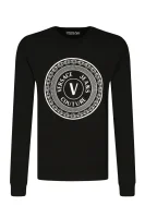 Pulóver | Regular Fit Versace Jeans Couture 	fekete	