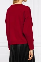 Kötött pulóver | Relaxed fit DKNY 	piros	
