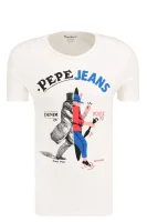 Póló PARTON | Slim Fit Pepe Jeans London 	krém	