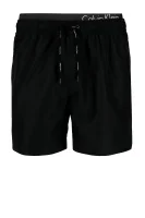 Fürdő short MEDIUM DOUBLE WB | Regular Fit Calvin Klein Swimwear 	fekete	