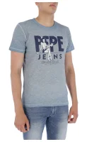 Póló GEORGE | Slim Fit Pepe Jeans London kék