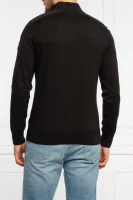 Kötött pulóver | Regular Fit Calvin Klein 	fekete	