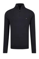 Kötött pulóver | Regular Fit Tommy Hilfiger 	fekete	