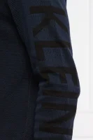 Kötött pulóver | Regular Fit Calvin Klein 	sötét kék	
