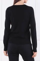 Kötött pulóver | Regular Fit Armani Exchange 	fekete	