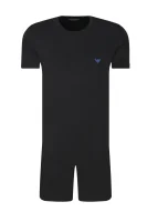 Pizsama | Regular Fit Emporio Armani 	fekete	
