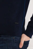 Kötött pulóver Kabiro | Slim Fit BOSS ORANGE 	sötét kék	