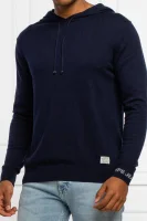 Kötött pulóver | Regular Fit gyapjú és kasmír hozzáadásával Pepe Jeans London 	sötét kék	