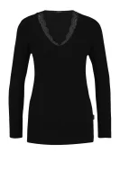 Kötött pulóver Beth | Slim Fit GUESS 	fekete	