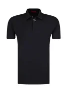 Tenisz póló Drustan | Regular Fit HUGO 	fekete	