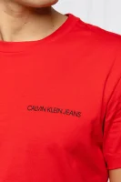 Póló MONOGRAM | Regular Fit CALVIN KLEIN JEANS 	piros	