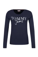Blúz TJW SCRIPT LOGO | Regular Fit Tommy Jeans 	sötét kék	