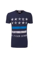 thdm cn14 t-shirt Hilfiger Denim 	sötét kék	