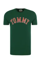 Póló | Regular Fit Tommy Jeans 	zöld	