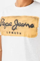 Póló CHARING | Slim Fit Pepe Jeans London 	hamuszürke	