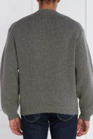 Gyapjú kötött pulóver | Comfort fit Kenzo 	szürke	