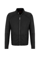 Leather jacket Lank 1 HUGO 	fekete	
