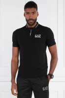 Tenisz póló | Regular Fit EA7 	fekete	