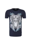 T-shirt | Slim Fit Just Cavalli 	sötét kék	
