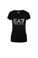 T-Shirt EA7 	fekete	