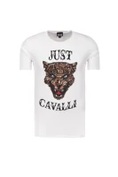 T-shirt Just Cavalli 	krém	
