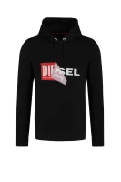 S-Alby hoodie Diesel 	fekete	