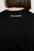 Póló rhinestone | Regular Fit Karl Lagerfeld 	fekete	