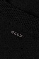 Kötött pulóver SUZAKI | Regular Fit G- Star Raw 	fekete	