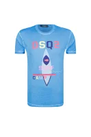T-shirt | Slim Fit Dsquared2 	kék	