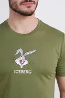 Póló ICEBERG X LOONEY TUNES | Regular Fit Iceberg 	zöld	